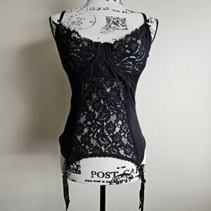 Lady Marlene Black Corset, Sz 36 C